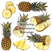Set of pineapple